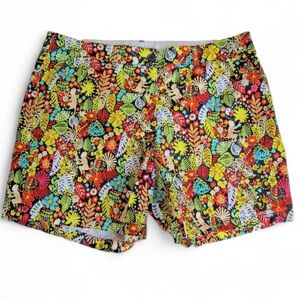 Crown & Ivy Floral Jungle Shorts / 20W🌴🐒🌸